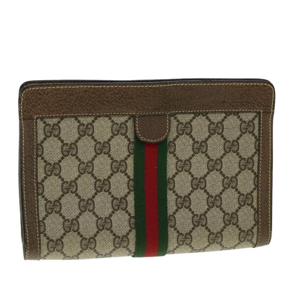 Pre Loved gucci Women Beige Clutches - Picture 1 of 8